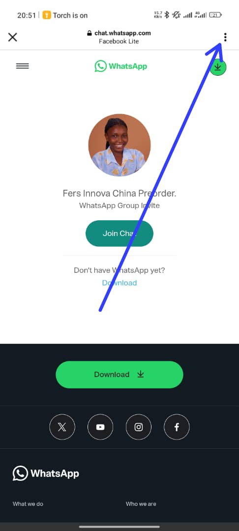 Step 1: Tap the three dots